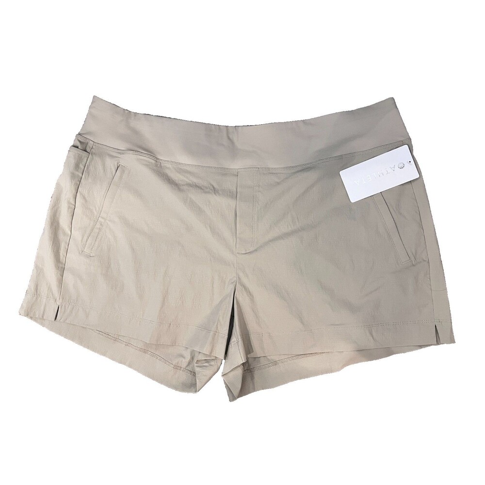 Athleta Trekkie North Short Ecru Size 22 New with Tags NWT Mid-rise Women Shorts